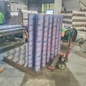 Wholesale industrial grade laminated pvc composite film rolls for heavy duty outdoor covers.