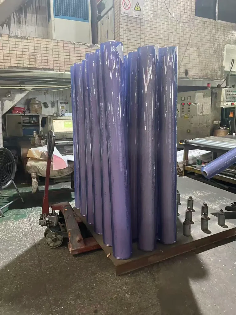 Factory price industrial-grade super clear pvc film with high transparency and smooth surface.